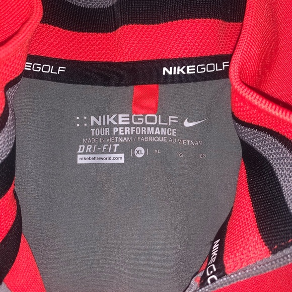 Nike Golf Tour Performance 1/4 Zip - Orange/Red - Picture 3 of 3